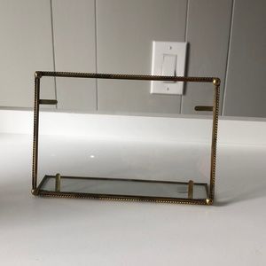 Brass picture frame